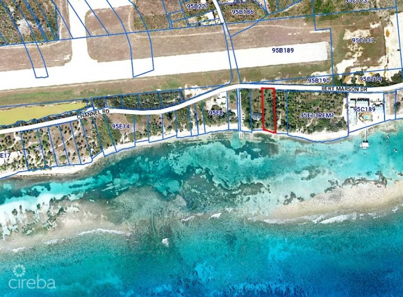 BEACHFRONT LAND - CAYMAN BRAC SOUTH SIDE 0.79 ACRES