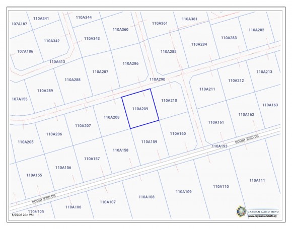 CAYMAN BRAC LOT ON BLUFF AT SELWORTHY GROVES