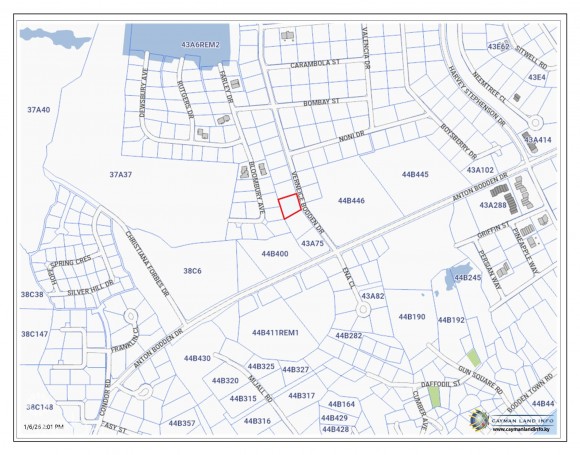 LOOKOUT GARDENS BODDEN TOWN  (.3644 ACRE LOT)