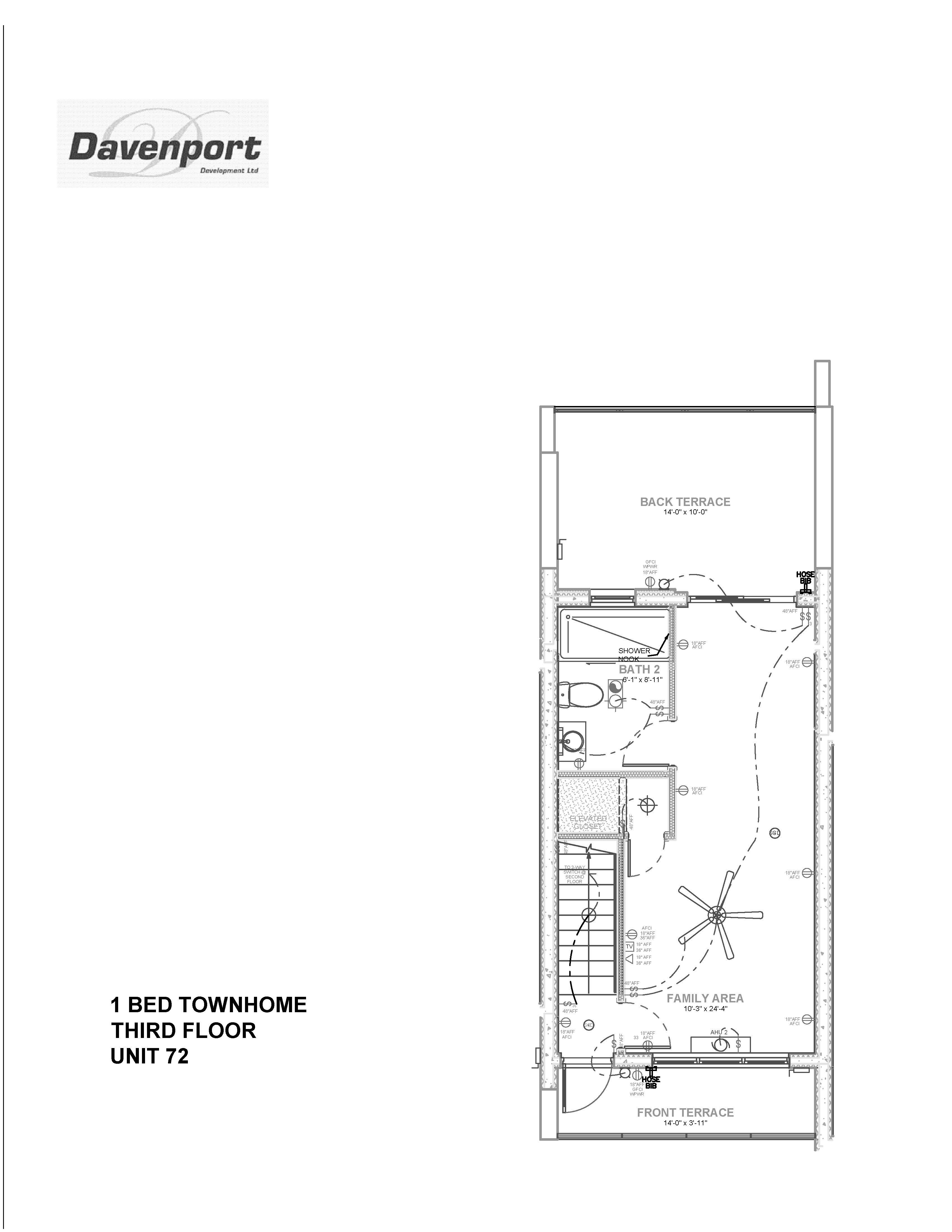 SITE PLAN OF TOWNHOUSE IN BAHIA