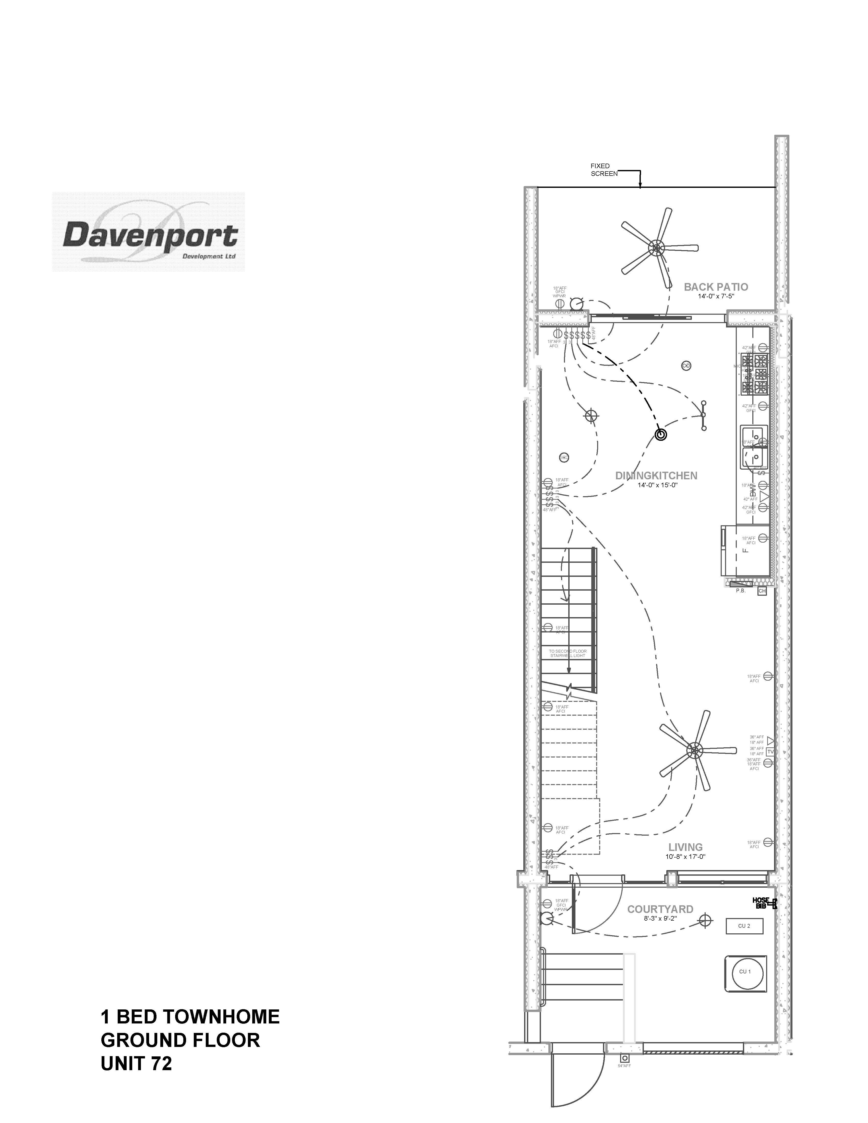 SITE PLAN OF TOWNHOUSE IN BAHIA